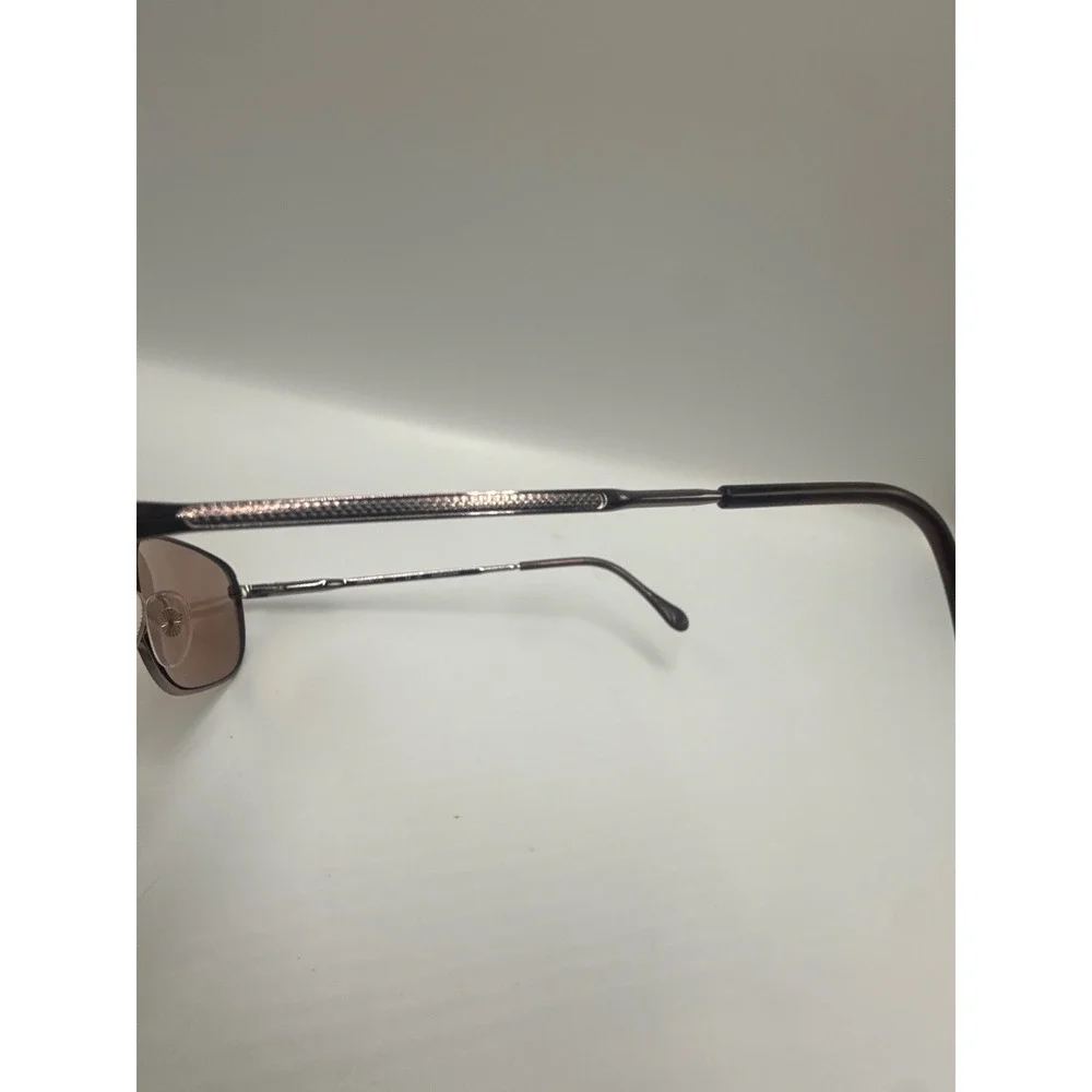 Sferoflex 2086 273‎ Metal Rectangle Sunglasses Gunmetal Frame 56-17-140